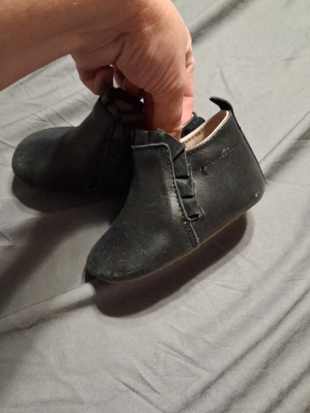 Size 5 Baby/toddler Low Top Boots Little Love Bug